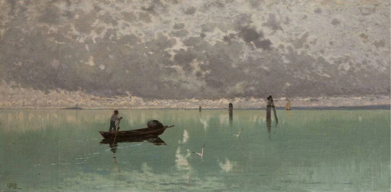 Laguna veneta [1885 circa] - Gallerie Maspes, Milano